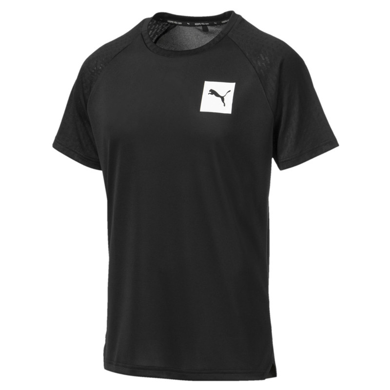 Jual Baju Training Puma Tec Sports Tee Black Original 580114 01 - hoopspoint.com